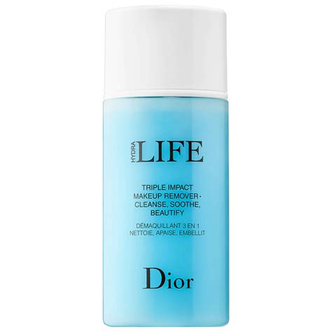 dior hydra life makeup remover.